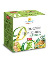 Detoxifierea colonului, 20 plicuri, Fares. 