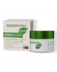 Crema Hidra-Activa Shot cu electroliti Plant, 50 ml, Gerovital