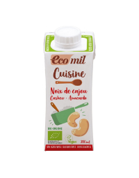 Crema vegetala bio pentru gatit din caju, 200ml, Ecomil Cuisine
