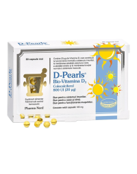 D-Pearls Bio-Vitamina D3, 80 capsule, Pharma Nord