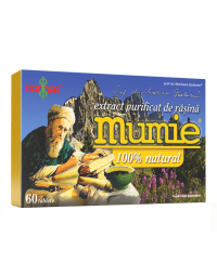 Extract purificat de rasina Mumie, 60 tablete, Damar