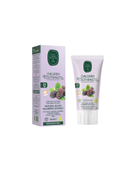 Pasta de dinti cu extract natural din dude negre pt. copii,  2-6 ani 60ml, Eyup 