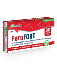 Ferofort fier micronizat, 30 capsule moi, Benesio 