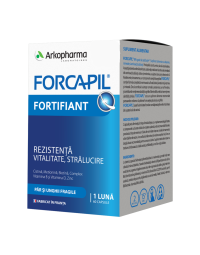 Forcapil fortifiant pentru par si unghii, 60 capsule, Arkopharma