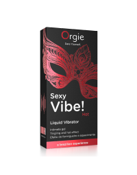 Gel masaj intim cu efect de incalzire Sexy Vibe, 15ml, Orgie