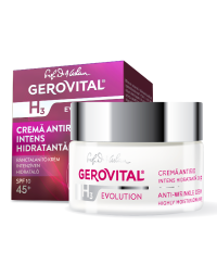 Crema Antirid Intens Hidratanta, H3 Evolution, SPF10, 50 ml, Gerovital
