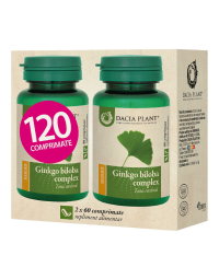 Dacia Plant Ginkgo Biloba, 60 cpr.+ 60 cpr. Cadou