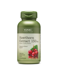 Extract de Paducel, Herbal Plus® Hawthorn 150mg, 100 capsule, GNC