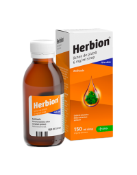 Herbion Sirop lichen de piatra 6 mg / ml,150 ml