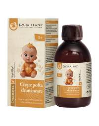Sirop Creste pofta de mancare Ingerasul, 200 ml, Dacia Plant