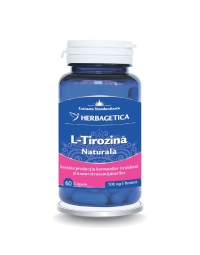 L-Tirozina Naturala, 60 capsule, Herbagetica