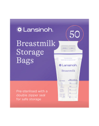 Lansinoh Pungi de stocare lapte matern, 50 pungi