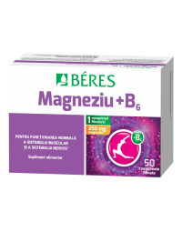 Magneziu + B6, 50 comprimate, Beres