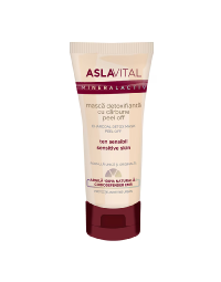 1510 ASLAVITAL Masca Detoxifianta Cu Carbune, 100 ml