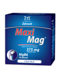 MaxiMag, 375mg, 20 plicuri, Zdrovit