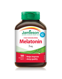Melatonina 3mg, 100 tablete sublinguale, Jamieson