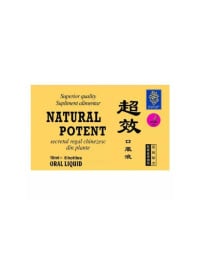 Natural potent, 6 fiole, 10 ml solutie buvabila, disfunctii erectile