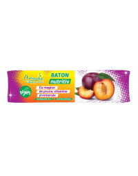 Baton nutritiv cu magiun de prune, vitamine si minerale, 60 g, Naturalis