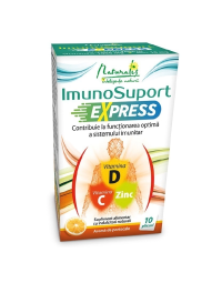 Naturalis ImunoSuport Express, 10 plicuri, aroma portocale