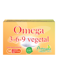 Omega 3-6-9 vegetal, 30 capsule, Naturalis 