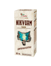 Sirop pentru eliminarea parazitilor intestinali, 60ml, Nikvorm