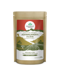 ORGANIC INDIA Ashwagandha Pulbere Rezistenta la stres si Tonic Adaptogenic, 100g