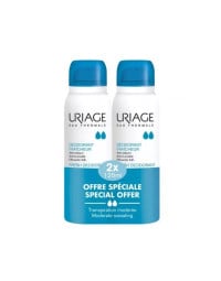Pachet Deodorant spray cu piatra de alaun, 2x125 ml, Uriage