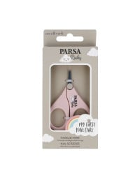 Foarfeca de unghii bebelusi Baby, roz, 1 bucata, Parsa