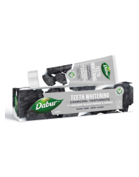 Pasta de dinti pentru albire cu Carbune Activ, fara fluor, 100 ml, Dabur