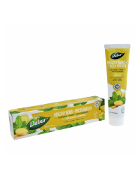 Pasta de dinti pentru respiratie proaspata si protectia gingiilor cu Ghimbir si Menta, fara fluor, 100 ml, Dabur