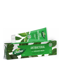 Pasta de dinti cu efect antibacterian cu Neem, fara fluor, 100 ml, Dabur