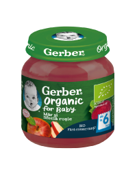 Gerber Bio Piure mar si sfecla rosie, 125g