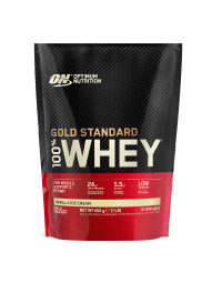 Proteine din zer, pudra proteica, ON 100% Whey Gold Standard, vanilie, 450g, Optimum Nutrition