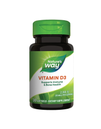 Vitamina D3 Nature's Way, 2000 UI, 30 capsule, Secom