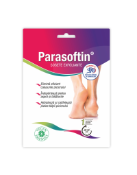 Sosete exfoliante Parasoftin, 1 pereche, Zdrovit