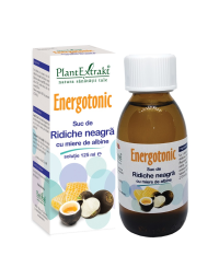 Suc de ridiche neagra cu miere de albine Energotonic, 125 ml, Plant Extrakt