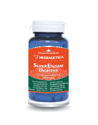 Super Enzime Digestive, 30 capsule, Herbagetica