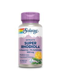 Super Rhodiola 500mg Solaray, 30 capsule, Secom