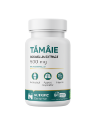Tamaie Boswellia Extract 500mg, 60 capsule vegetale, Nutrific
