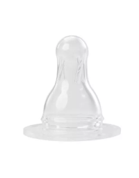 BabyN17302 Tetina silicon rotunda lapte, 2/bl