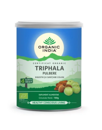 Pulbere Triphala Digestie Detox Colon, 100 g, Organic India