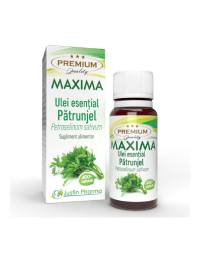 Ulei esential de patrunjel Maxima, uz intern, 10 ml, Justin Pharma