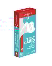 Veneris Test Rapid de PH pentru Infectii Vaginale x 2 buc