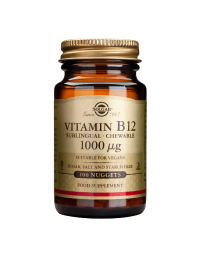 Vitamina B12, 1000µg sublingual, 100 tablete, Solgar