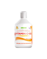 Vitamina C Lichida 1000 Mg + Vitamina D3 + Zinc, 500ml, Swedish Nutra