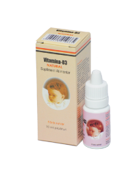 Picaturi cu Vitamina D3 Natural, 10 ml, Natural Pharmaceuticals