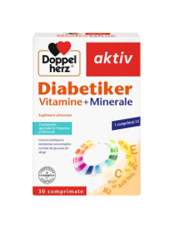 Vitamine si minerale Diabetiker Aktiv, 30 comprimate, Doppelherz