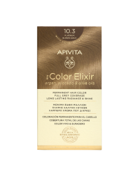 Vopsea de par My Color Elixir, Platinum Blonde Gold N10.3, 155 ml, Apivita
