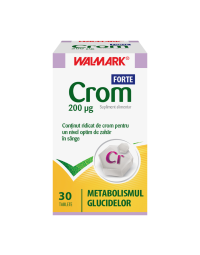 Crom Forte, 200 mcg, 30 tablete, Walmark