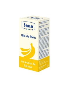 SANA Ulei de ricin cu aroma de banana, 60 ml